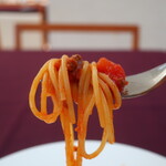 Ristorante Gentilezza - クラシックなミートソーススパゲッティリフトアップ