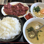 梨花園 - ♪ボリュームアップハラミ定食(白飯大盛)¥1220