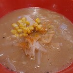 Akishima Onsen Yuraku no Sato Akishima Ten - 汁過多みそラーメン