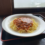 Hakuba Sanso - ミートソーススパゲティ　1200円