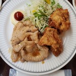 Sanshimai - 〝限定〟唐揚げ生姜焼き定食