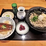 Fuku Fuku Kanoya Ten - 鹿児島産ミニうな丼　おろしそばセット￥1,460