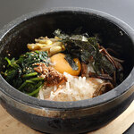 Stone grilled bibimbap (with soup)