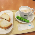 Doutor Coffee Shop Kurume Daigaku Byoin Ten - 朝だけセット　ホットサンド　ハムーチーズ４８０円