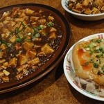 中華料理薔薇飯店 - 麻婆豆腐と棒棒鶏