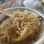 幸楽苑 - 麺が固まってる~(-_-;)