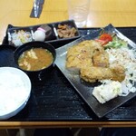 Suzuka Kanaya Akeikyo Onsen Ten - 鶏山椒味噌焼き定食850円。なかなか美味しい。