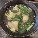 Gensho Noda Ten - ラーメン丼提供の水餃子