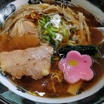 中華そば 富いち - ラーメンミニカレーセット（1100円）の醤油ラーメン