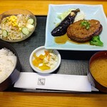 Kappou Takenohana - 【2021.8.26(木)】赤城牛のハンバーグランチ(大根おろしソース)1,300円