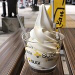 Sugi Yohoen Nikko Toshogu Ten - はちみつソフトクリーム (320円)