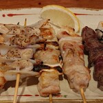 Yakitori Osada Kiyose Ten - おまかせ6本セット ¥830(税別)