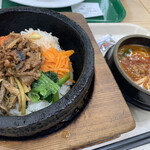 Ishiyaki Bibimbap Senmon Ten Annyeong Fukuoka Toriasu Hisayama Ten - 特製牛カルビの石焼ビビンバと旨辛韓ラーメン