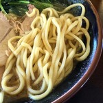 Musabori Ya - 四之宮の麺は少し細めの中太麺。