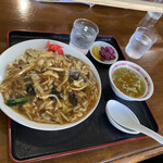 中華菜園 大仙 - 2021年9月。中華風とんかつ中華飯。