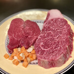 Steak House Hama Meguro Ten - 黒毛和牛ロースとフィレ