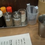 Osaka Shio Kei Shioemon Toyosaka Ten - 卓上の調味料等