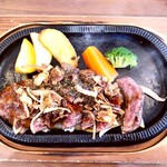 Suehiro Kan Hanamigawa Ten - 牛ロースステーキ　　1078円