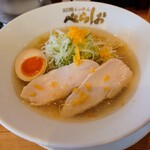 Awakei Shio Tonkotsu Ramen Berashio Sohon Ten - 令和3年9月
                        ゆず塩冷やしそば 800円