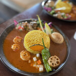 Italian Spice Curry Senmon Ten colza - 彩りも良く食欲をそそりますね(๑>◡<๑)