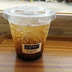 &greenCAFE - クラフトコーラ（￥４５０）、これをかき混ぜて飲みます。