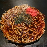 お好み焼き居酒屋 三日月 - 手打ち麺を使ったモダン焼き