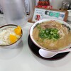 鳥取牛骨ラーメン 京ら - 2021年10月　牛骨ラーメンと並ライス（968円）