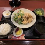 Tori Yaki Shubou Ban'ya - 鶏の唐揚げ定食【2021.10】