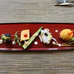 Guest House Sankai Hita Hausu - 山海季節のランチ　前菜