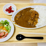 大学会館　学生教職員食堂 - カレーセット＋ライス大盛