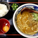 Tokumasa Joutou Curry Wakae Iwata Ten - 20211019カレーうどん定食