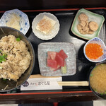 Kita Katsumaguro Ya Umi No Ichi Ten - 賄い定食と、追いイクラです