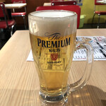 Taishu Umaimon Ichiba Higashiguchi Mart - 生ビールはプレモル香るエールです。