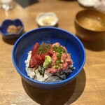 Maguro Senmon Kashiwa Suisan - ・中落ち&ネギトロ丼 1,550円/税込