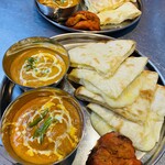 Tandoori Mahal Kohata Ten - チーズナンセット