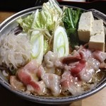 Matsukawa Onsen Shofuso - 夕食　豚すき焼き