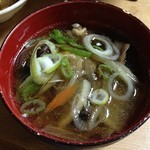 Matsukawa Onsen Shofuso - 夕食　けんちん風汁