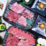 Kuroge Wagyu Yakiniku Beefers Shinkanaoka Bokujo - 宴コース(※画像は4人前)