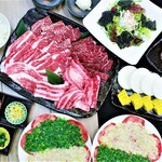 Kuroge Wagyu Yakiniku Beefers Shinkanaoka Bokujo - 和コース(※画像は4人前)