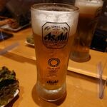 Taishu IZAKAYA Eight Hanzomon Ten - ビッグサイズジョッキのスーパードライ