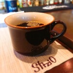 Bar Sfizio - レギュラーコーヒー ポップコーントッピング(￥550)。
                      ポップコーンはシロップですよ！