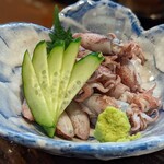 旬魚菜 しら川 - メトイカの塩ゆで