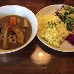 CURRY HOUSE Shinamon no Ki - チキンと野菜のスープカレー