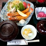 ホーライサン - 『エビフライ定食』(税込み1,350円)