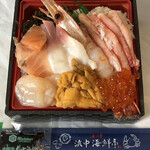 Umi no Sachi Hamanaka Seafood Tei - 海鮮三昧弁当2160円