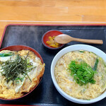 Miyoshi - カツ丼セット800円税込　デフォは680円税込です　　　　　　　　　　　　自由にうどんそばが選べますよ　