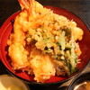 Ushi Waka Maru - 天丼（味噌汁・香物付），えび天２本増し