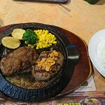 Flying Garden Maebashi Kodencho Ten - 爆弾ハンバーグキングランチ1208円