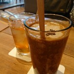 RHC CAFE Sakuramachi Kumamoto Ten - バナナコーヒー 950円、オーガニックルイボスティー393円