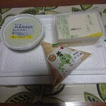 Nanohana Tofu - 絹ごし豆腐、枝豆豆腐の他に納豆も買ってきました